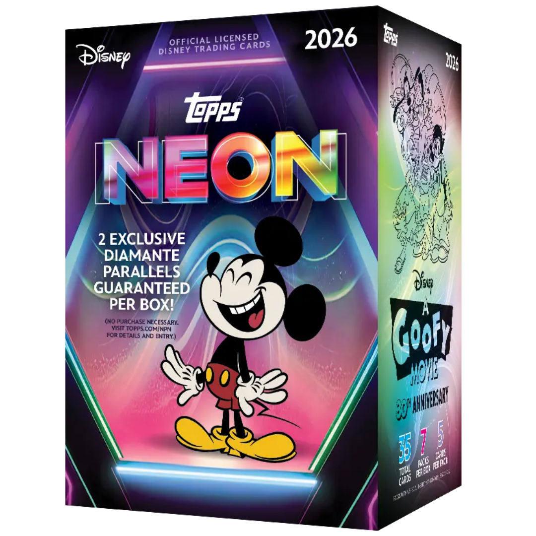 2026 TOPPS DISNEY NEON VALUE BOX