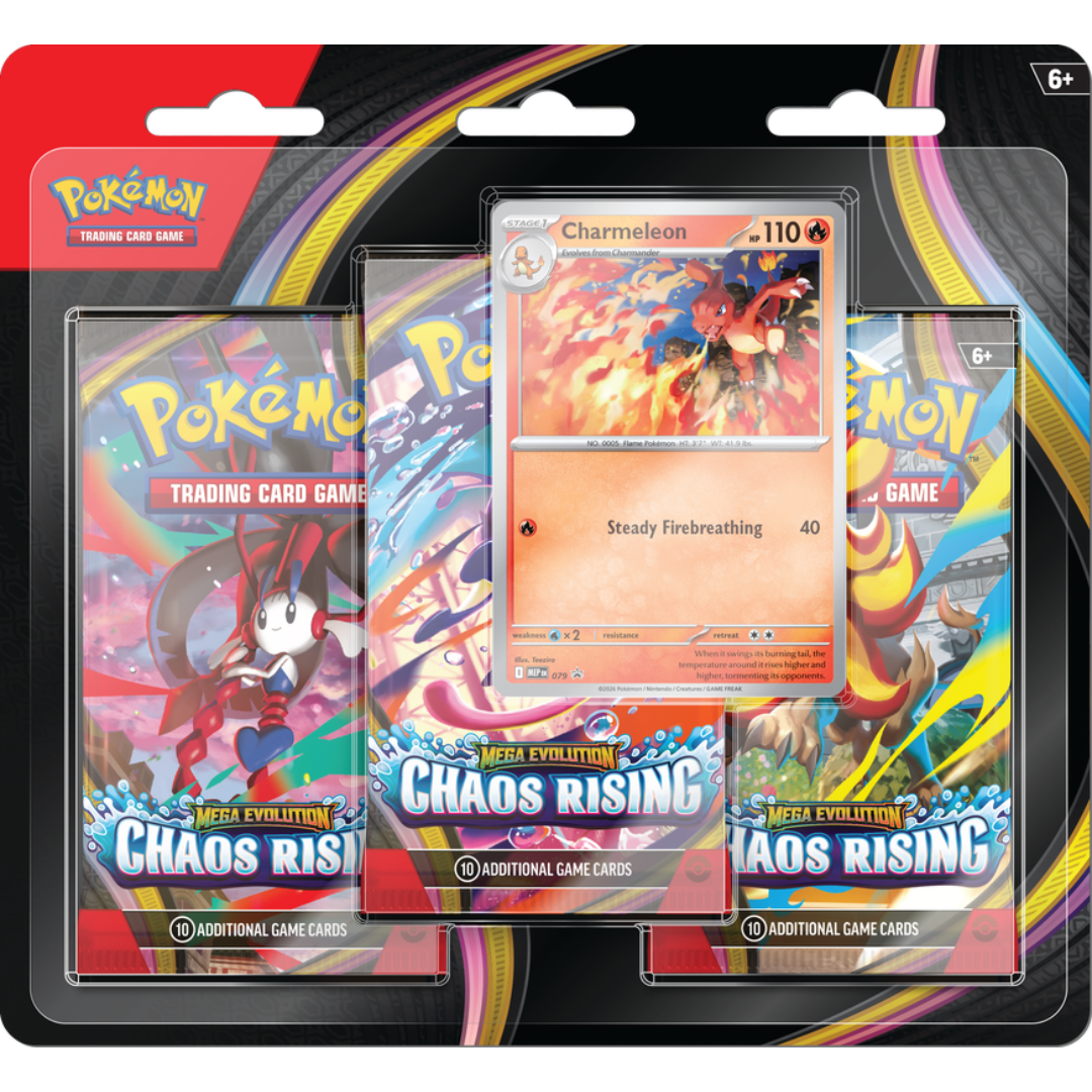POKEMON ME04 CHAOS RISING 3-PACK BLISTER