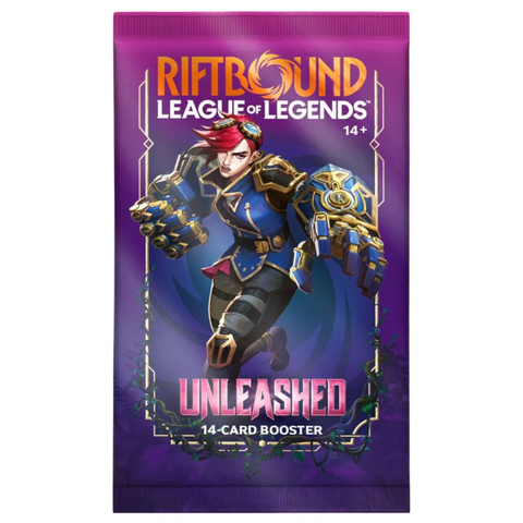 RIFTBOUND LEAGUE OF LEGENDS TCG UNLEASHED BOOSTER PACK - 1 PACK