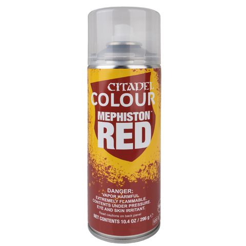 Games Workshop Citadel Mephiston Red Spray Paint 10oz.