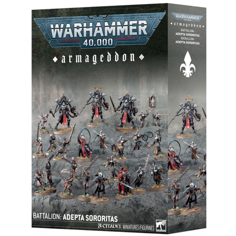 GAMES WORKSHOP WARHAMMER 40K ARMAGEDDON BATTALION: ADEPTA SORORITAS