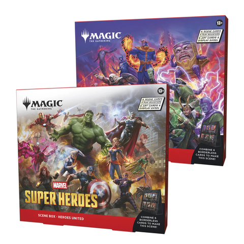 Magic the Gathering MTG - Universes Beyond: Marvel Super Heroes - Scene Box - Set of 2 (Pre Order)