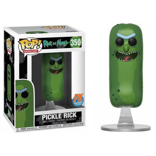 Funko Pop Animation Rick and Morty Pickle Rick 350 PX Previews Exclusive