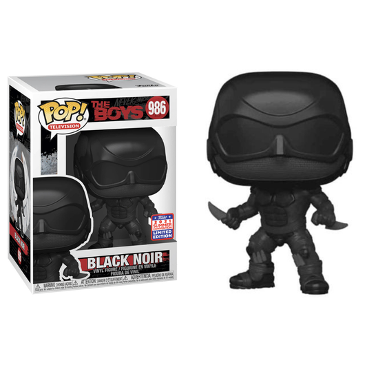 Funko Pop Television The Boys Black Noir 986 2021 Summer Convention Limited Edition