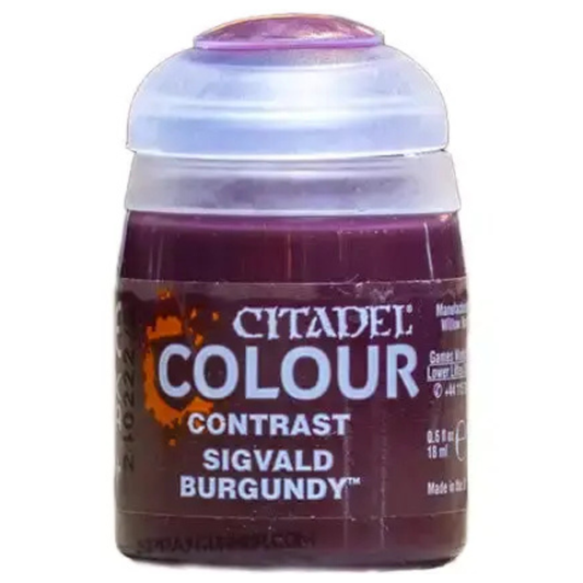 Games Workshop Warhammer Paint Citadel Contrast Sigvald Burgundy 18ML