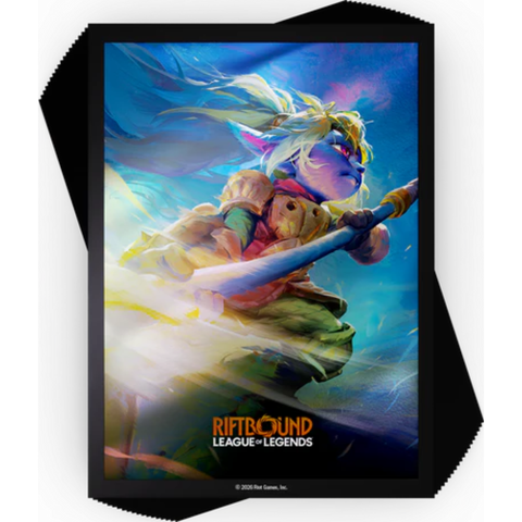 Riftbound - League of Legends - TCG Unleashed Art Sleeves - 100ct - Poppy, Keeper of the Hammer