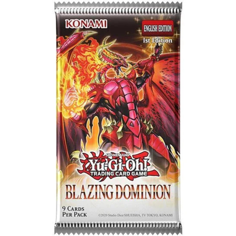 Yu-Gi-Oh! TCG - Blazing Dominion - Booster Pack - 1 Pack