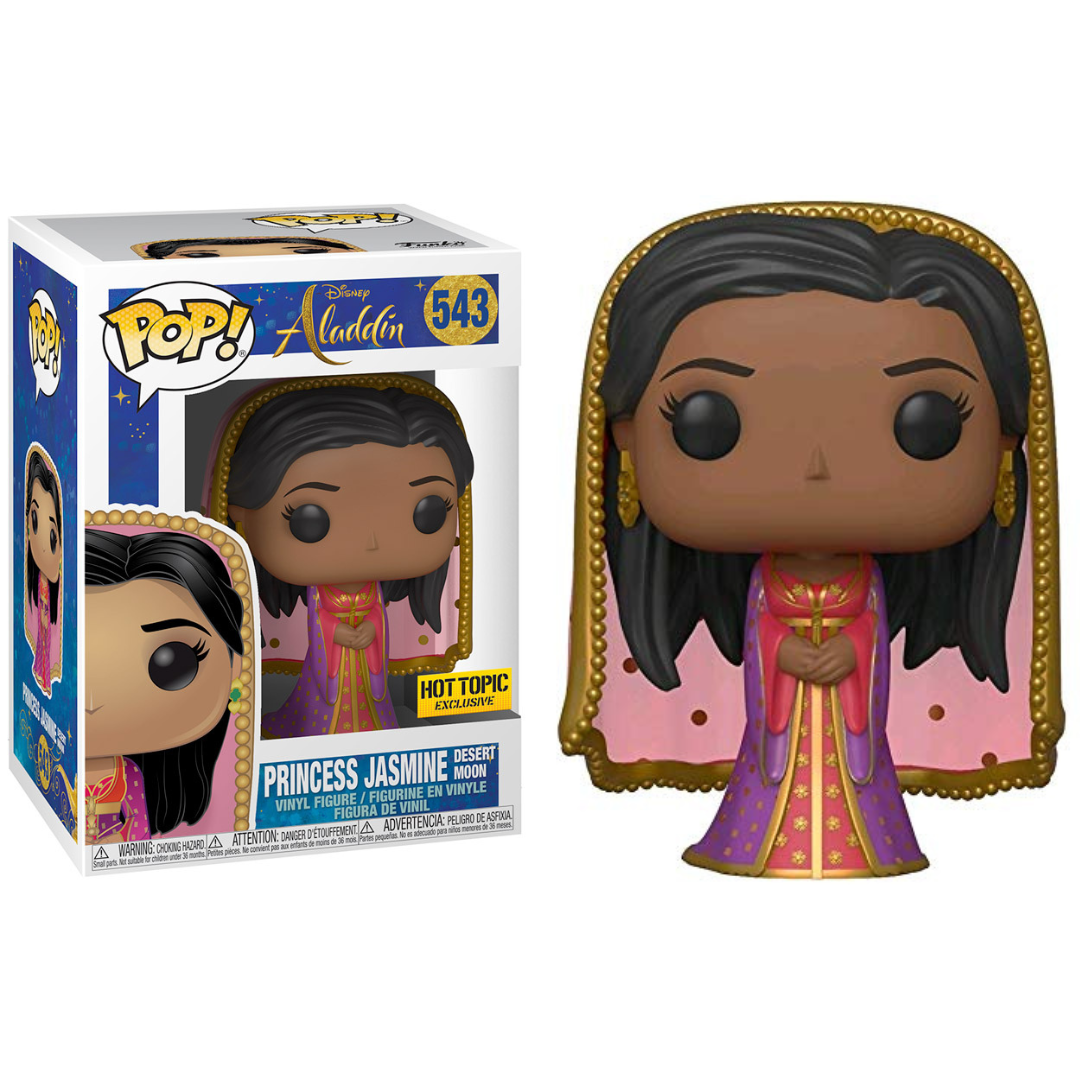 Funko Pop Disney Aladdin Princess Jasmine Desert Moon 543 Hot Topic