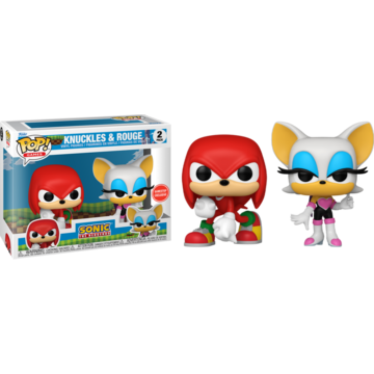 Funko Pop Knuckles & Rouge 2 Pack