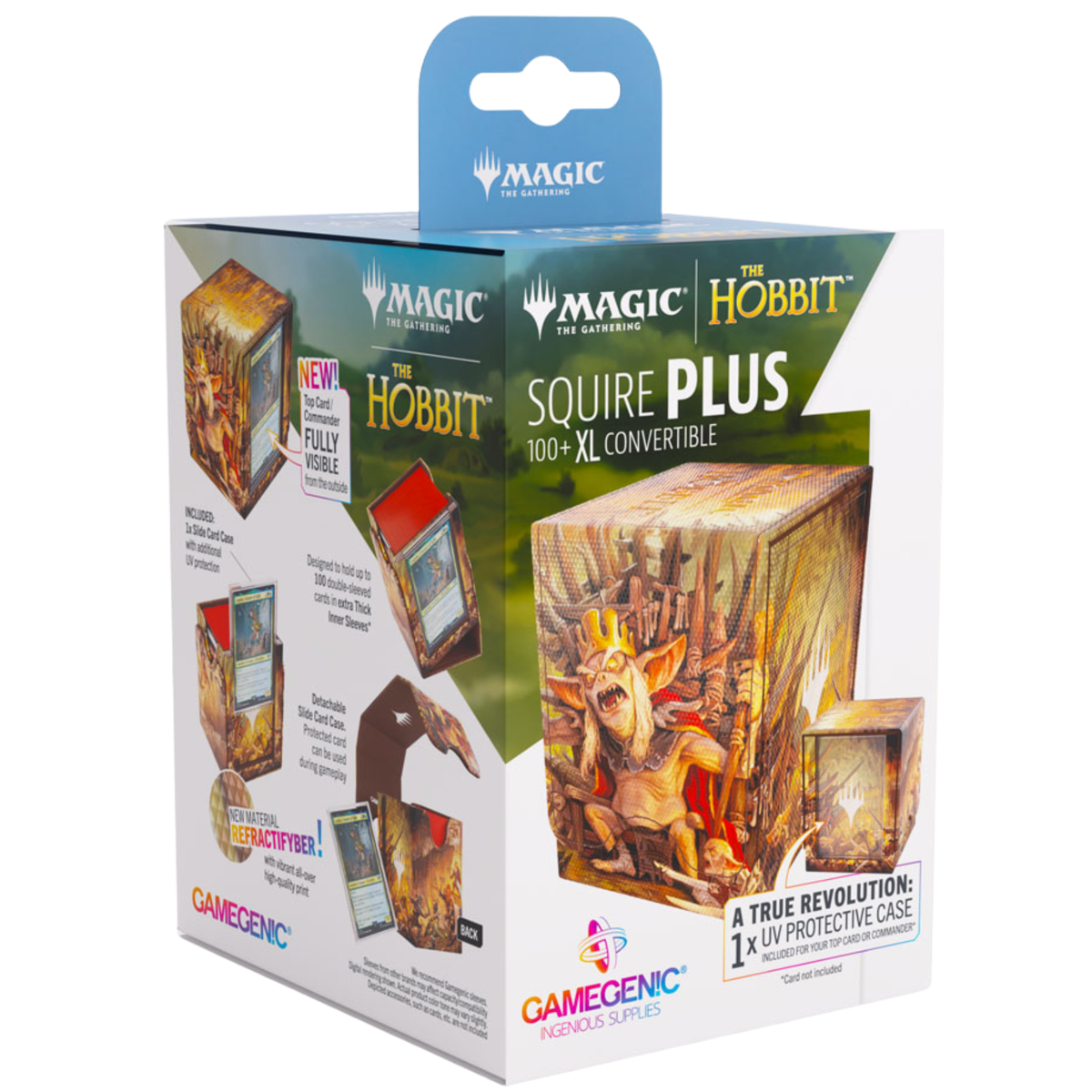 MTG Gamegenic Deckbox - Squire Plus 100+ XL - The Hobbit - Battle of Goblin-Town