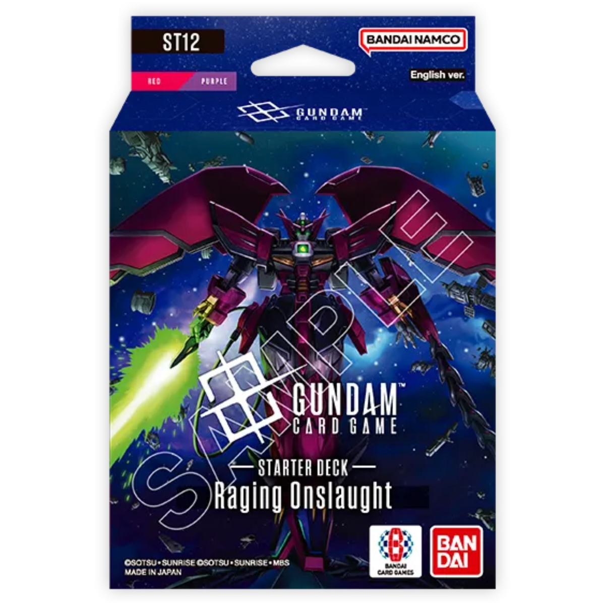 Gundam Card Game ST-12 Raging Onslaught