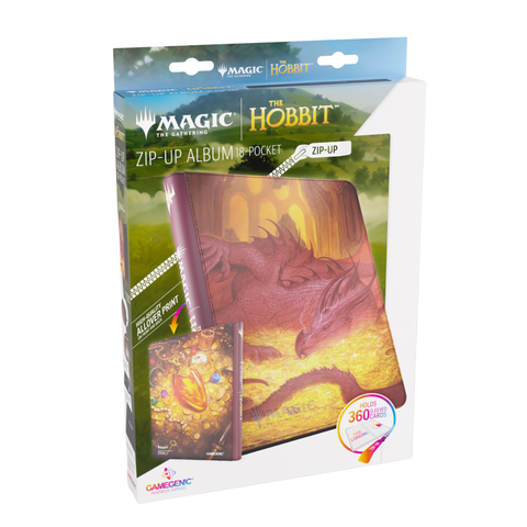 MTG Gamegenic Zip-UP Album 18-Pocket - The Hobbit - Smaug's Mox Amber