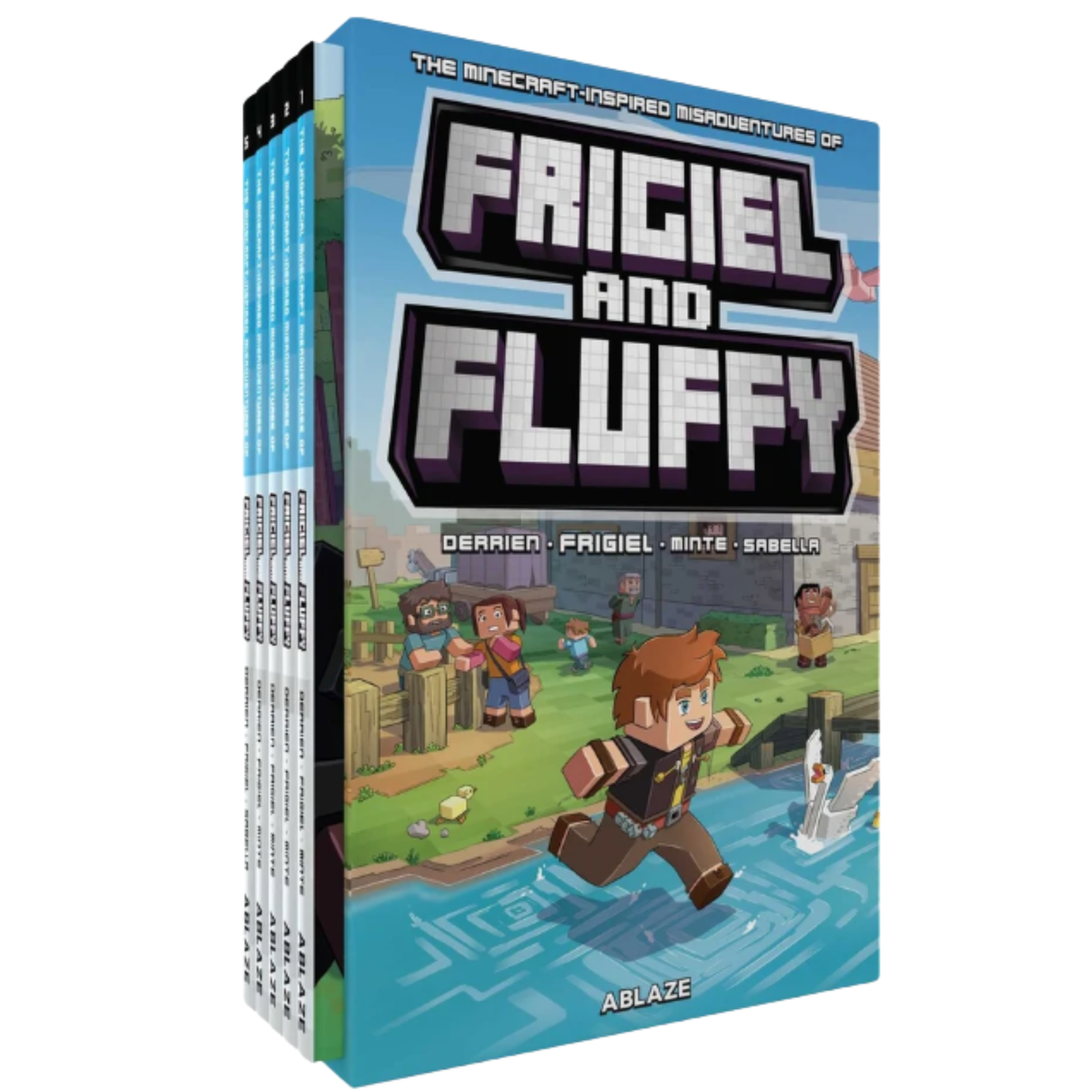 THE MINECRAFT-INSPIRED ADVENTURES OF FRIGIEL & FLUFFY VOL. 1-5 BOX SET