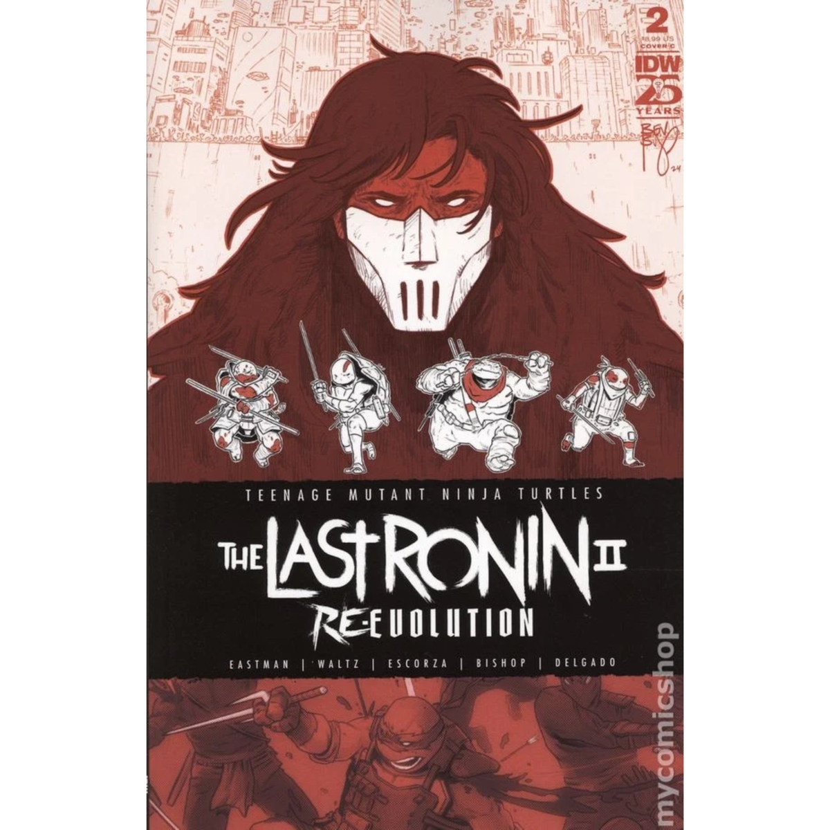 Teenage Mutant Ninja Turtles the Last Ronin II Re-Evolution #2C NM 2024