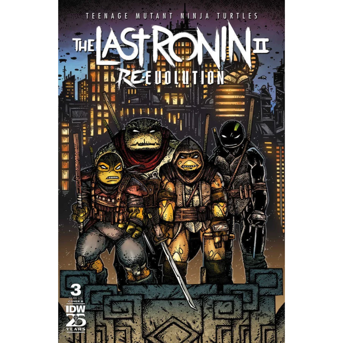 Teenage Mutant Ninja Turtles The Last Ronin II Re Evolution #3 Cover B Eastman (Mature)