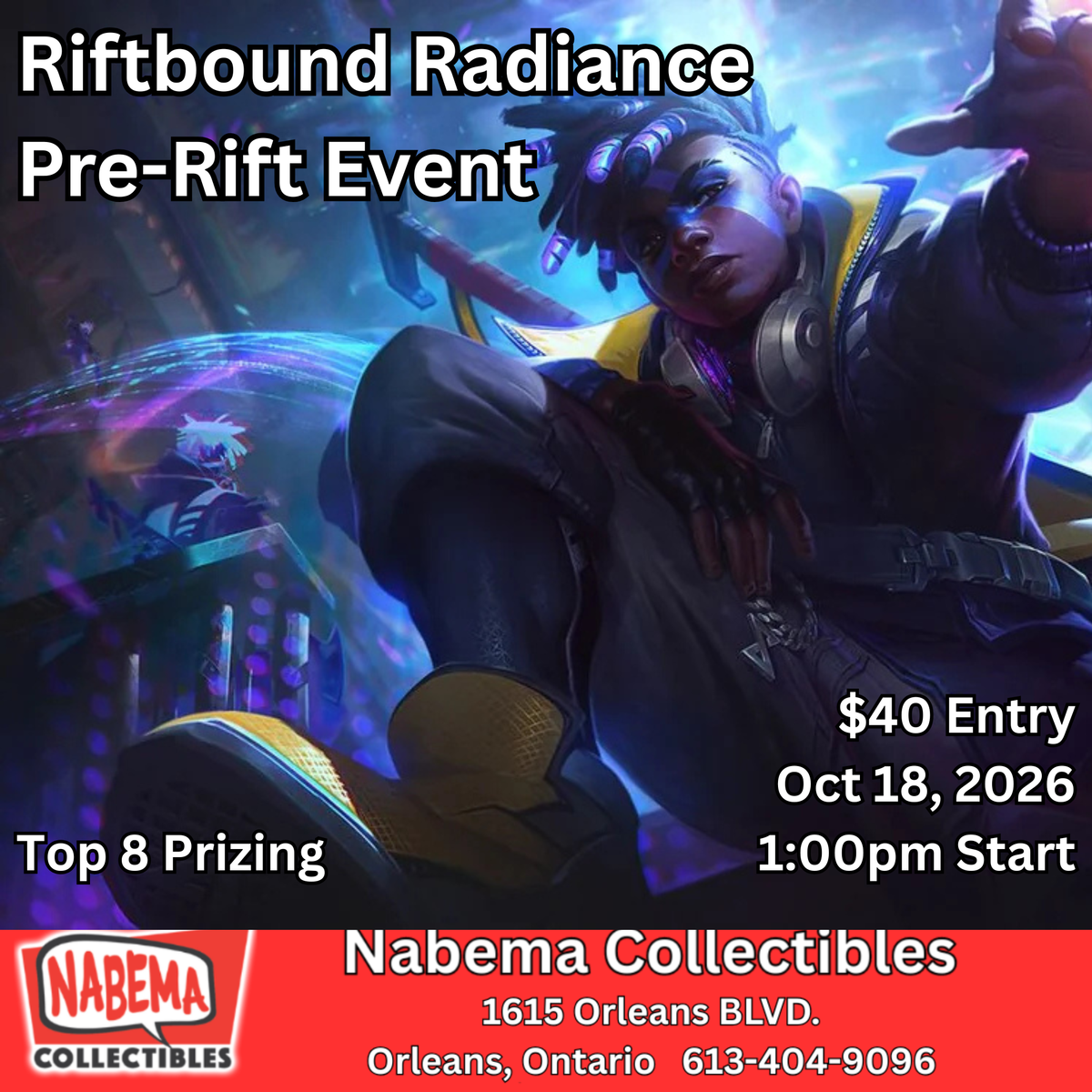 Riftbound Radiance Pre-Rift Event Oct 18