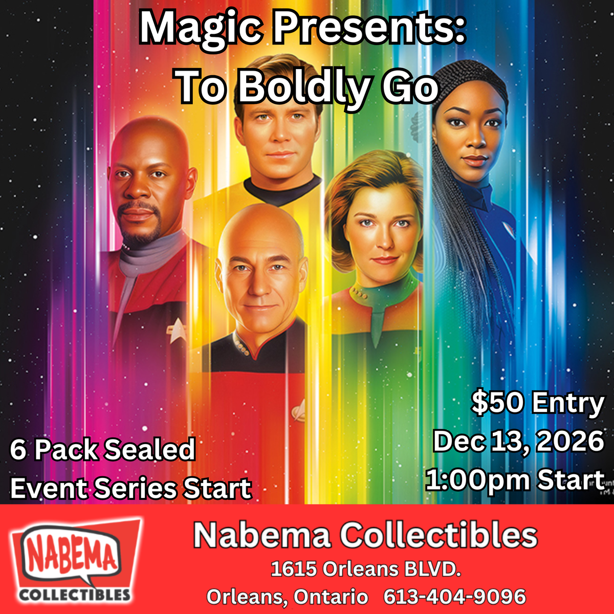 Magic Presents: To Boldly Go 6 Pack Sealed