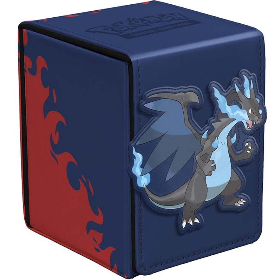 Ultra Pro Alcove Flip Deck Box Mega Charizard X 100 Cards