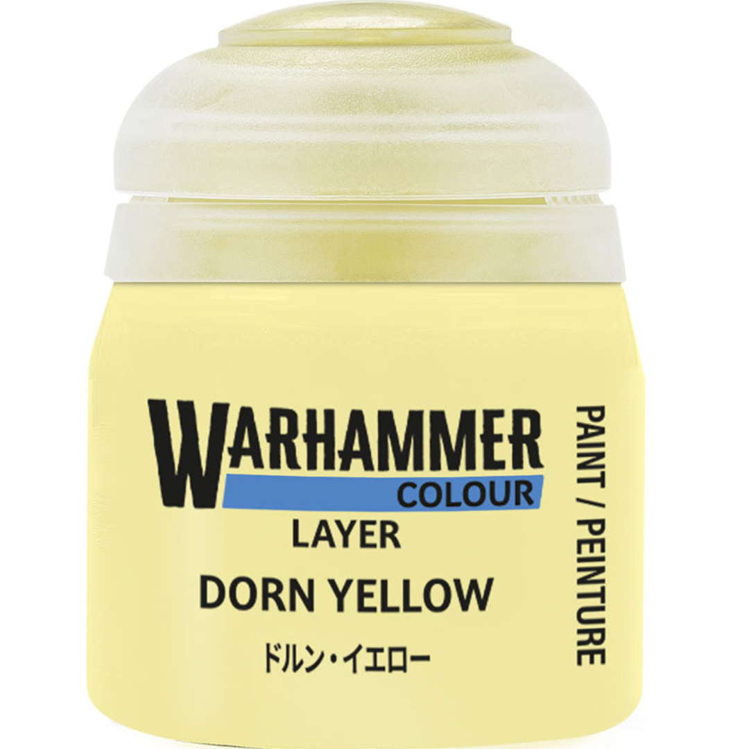 Games Workshop Warhammer Paint Citadel Layer Dorn Yellow 12ML