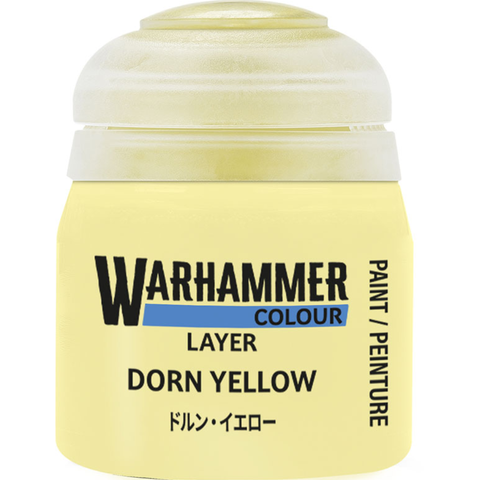 Games Workshop Warhammer Paint Citadel Layer Dorn Yellow 12ML