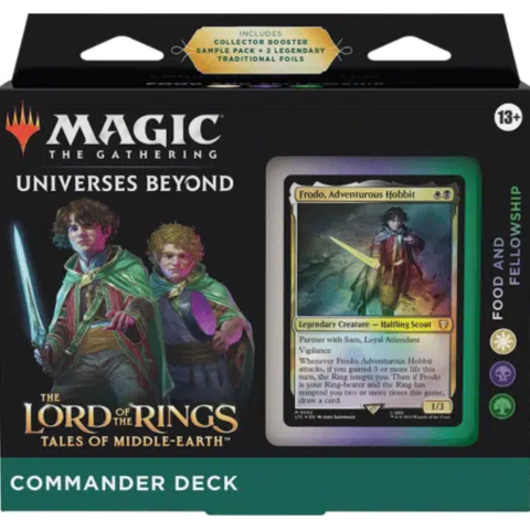 Magic the Gathering MTG - The Lord Of The Rings Commander Deck - Food And Fellowship