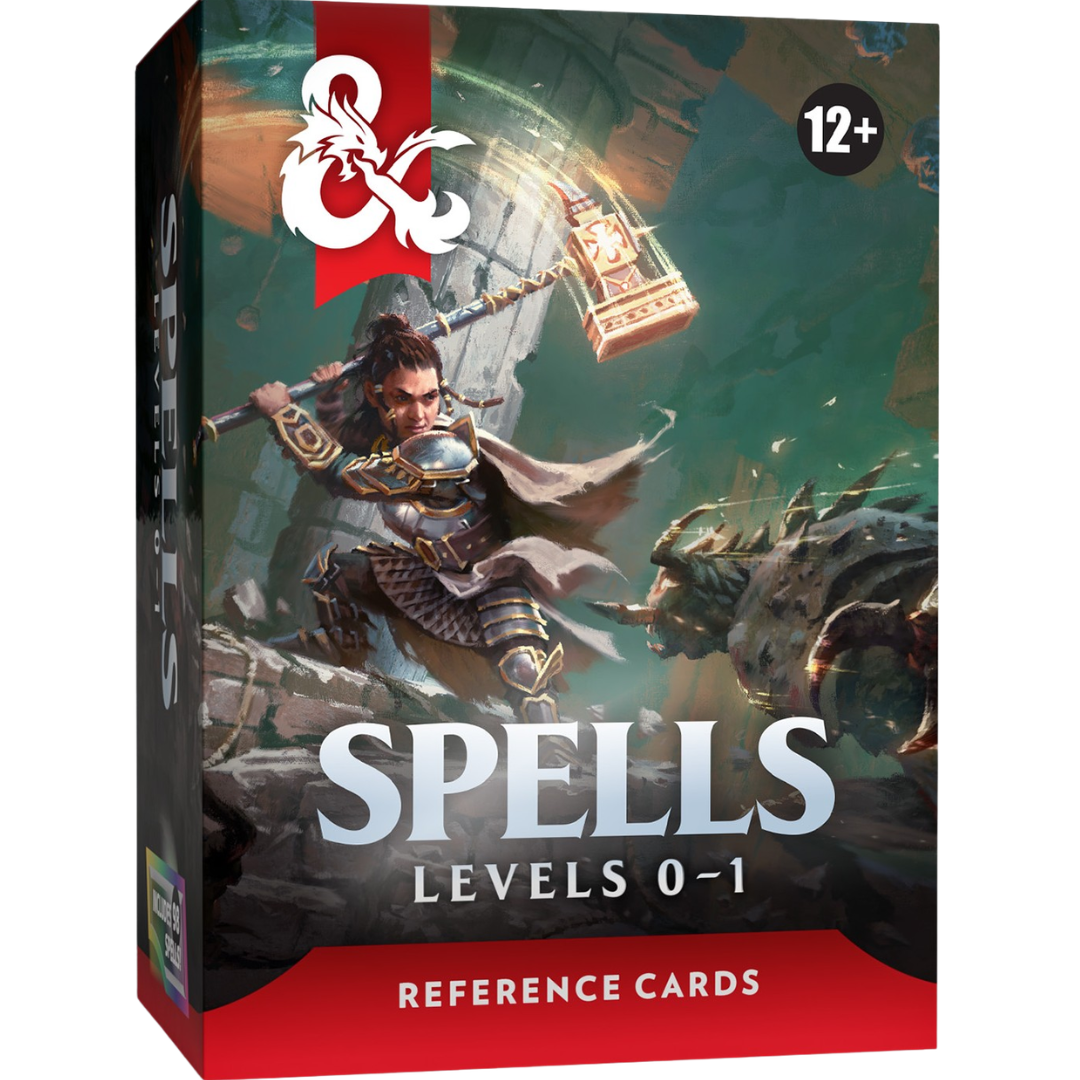 Dungeons & Dragons Spells Levels 0-1 Reference Cards