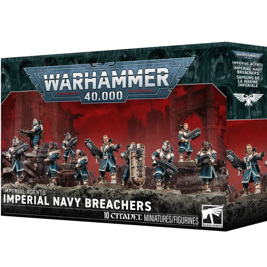 Games Workshop Warhammer 40K: Imperial Agents Imperial Navy Breachers