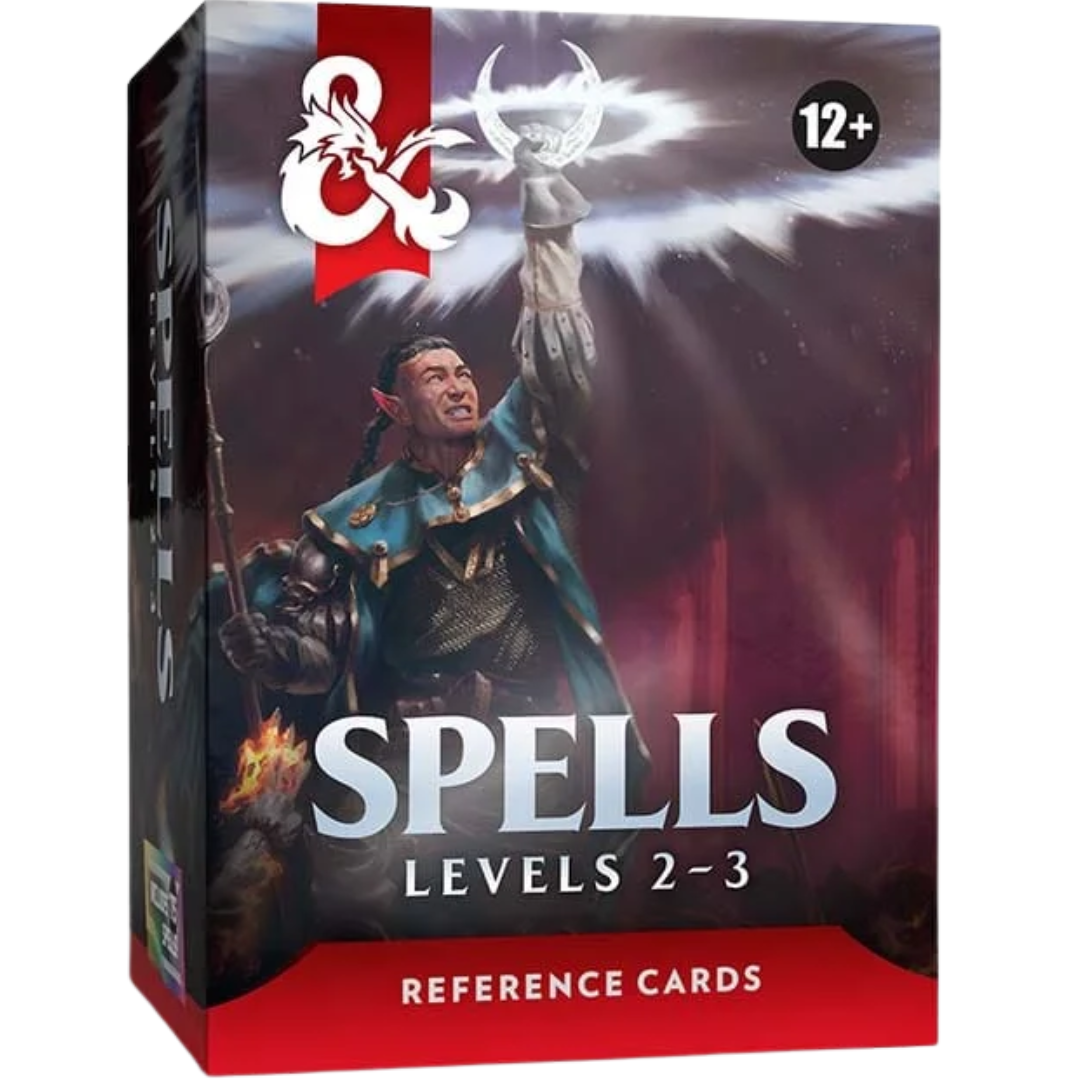 Dungeons & Dragons Spells Levels 2-3 Reference Cards