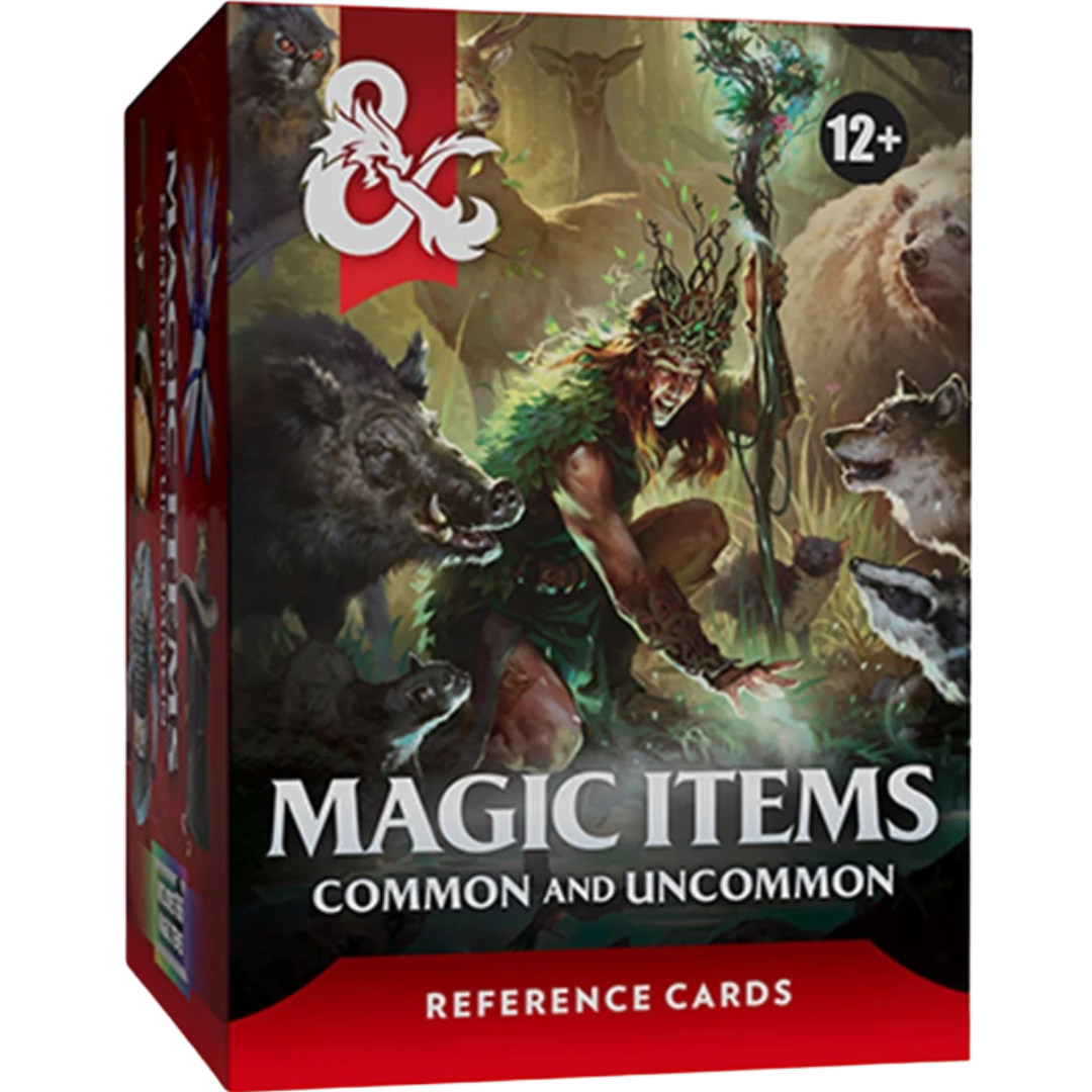 Dungeons & Dragons Magic Items Common & Uncommon Reference Cards