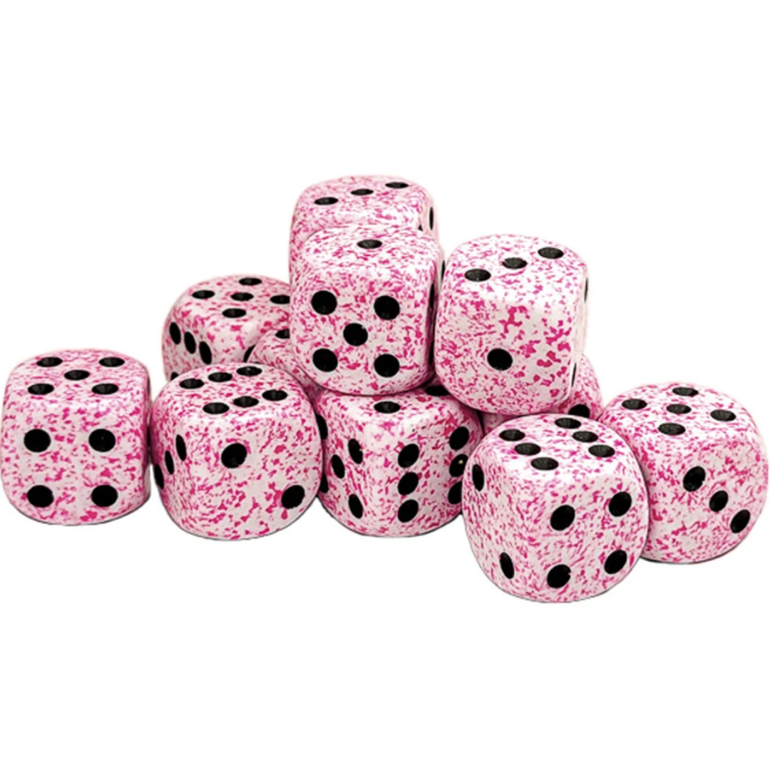 Dice Chessex 12D6 Speckled Pink