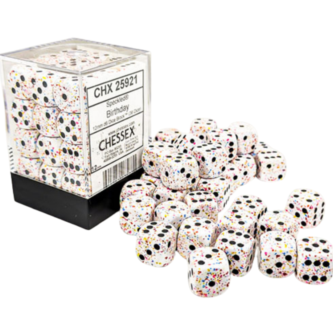 Dice Chessex 36D6 Speckled Birthday