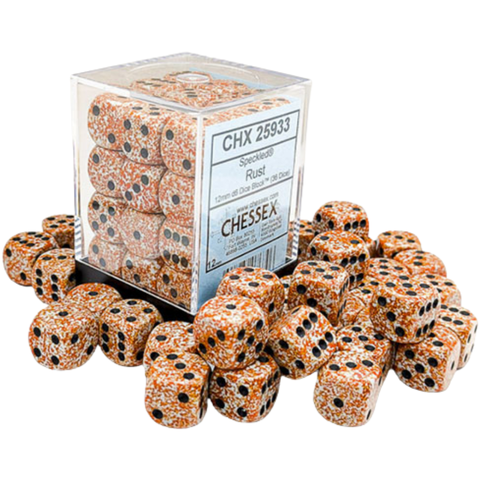 Dice Chessex 36D6 Speckled Rust