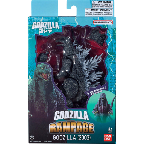 Bandi Godzilla 2003 6" Scale Godzilla Action Figure