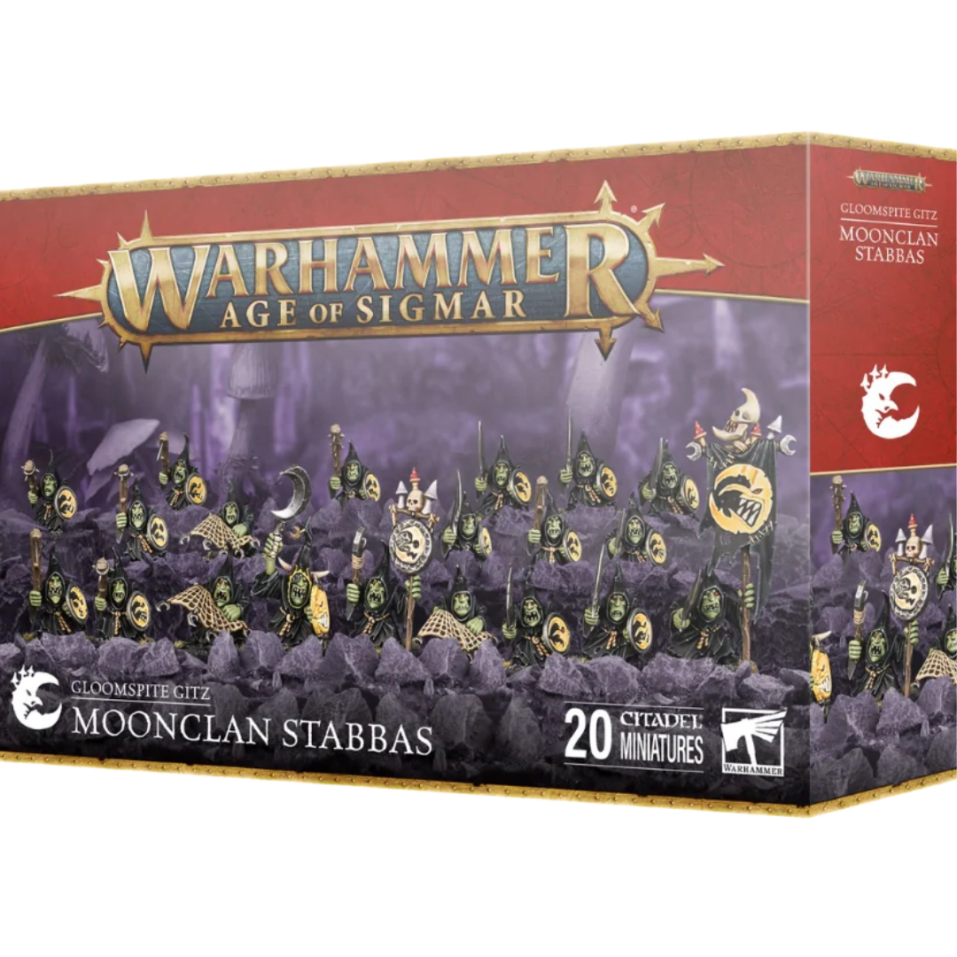 Games Workshop Warhammer Age of Sigmar AOS Gloomspite Gitz Moonclan Stabbas