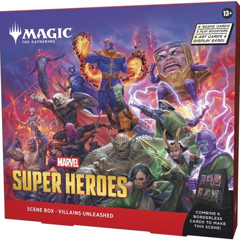 Magic the Gathering MTG - Universes Beyond: Marvel Super Heroes - Scene Box - Villains Unleashed