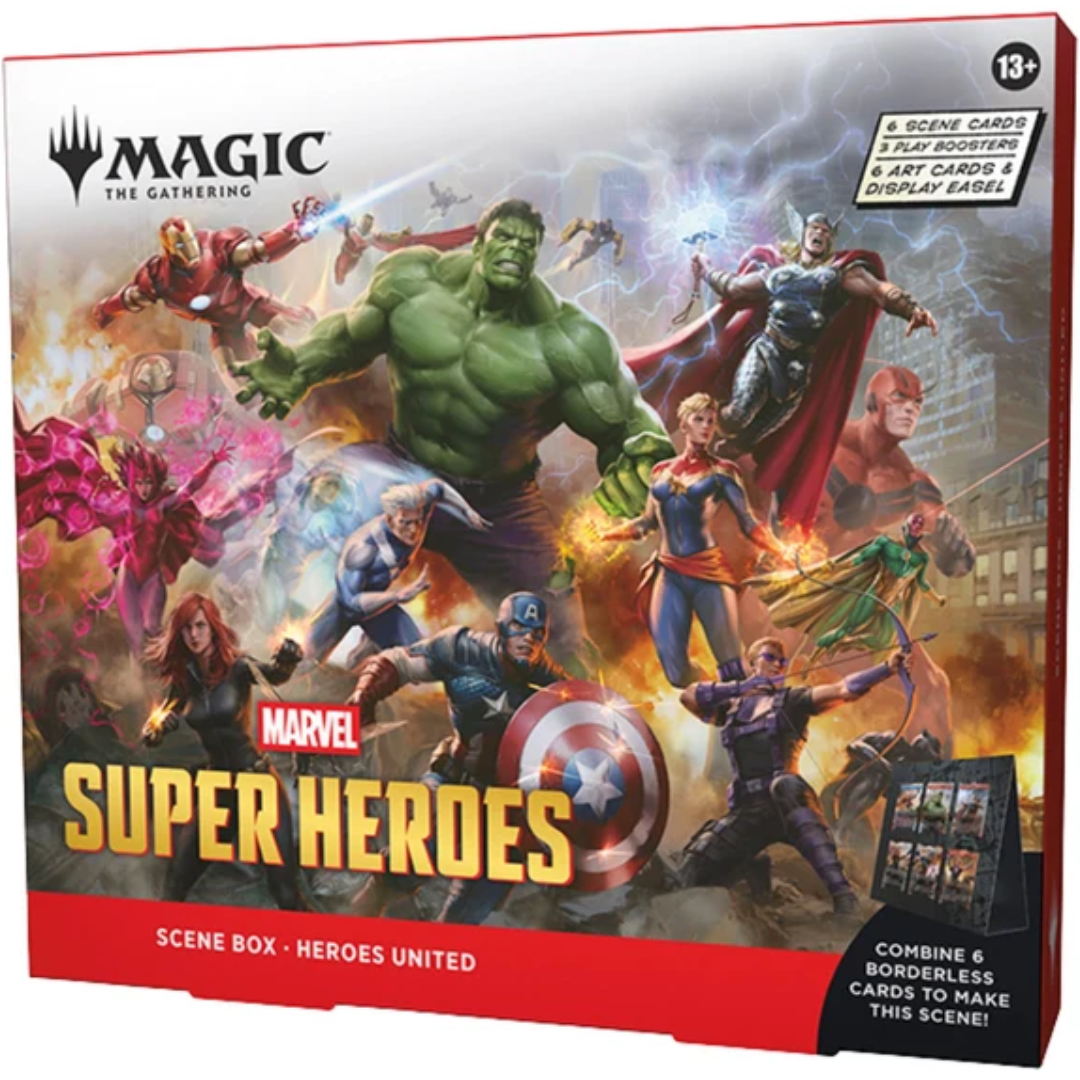 Magic the Gathering MTG - Universes Beyond: Marvel Super Heroes - Scene Box - Heroes United