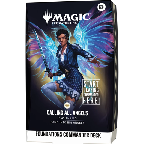 Magic The Gathering - MTG - Foundations Commander Deck - Calling All Angels ( Pre Order )