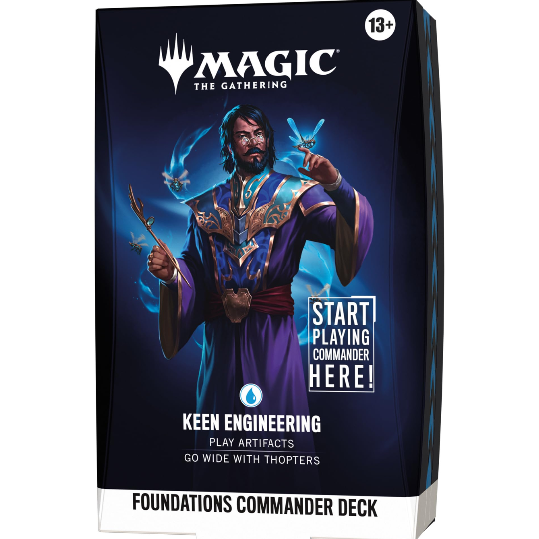 Magic The Gathering - MTG - Foundations Commander Deck - Keen Engineering  ( Pre Order )
