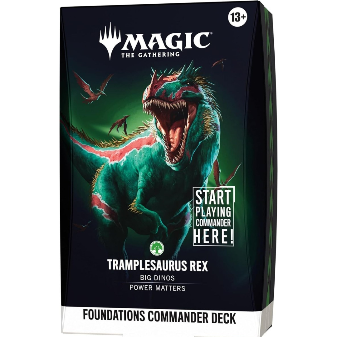 Magic The Gathering - MTG - Foundations Commander Deck - Tramplesaurus Rex  ( Pre Order )