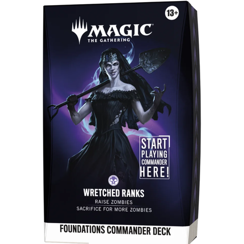 Magic The Gathering - MTG - Foundations Commander Deck - Wretched Ranks  ( Pre Order )