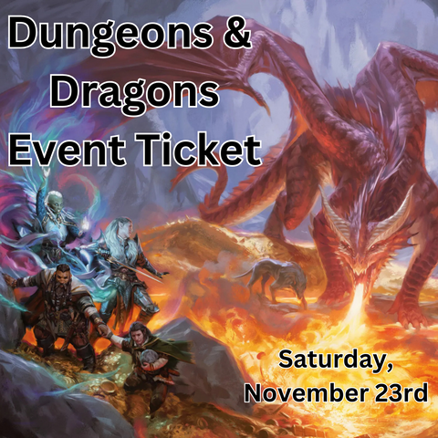 Dungeon & Dragons Saturday November 23rd 2024 Attendance