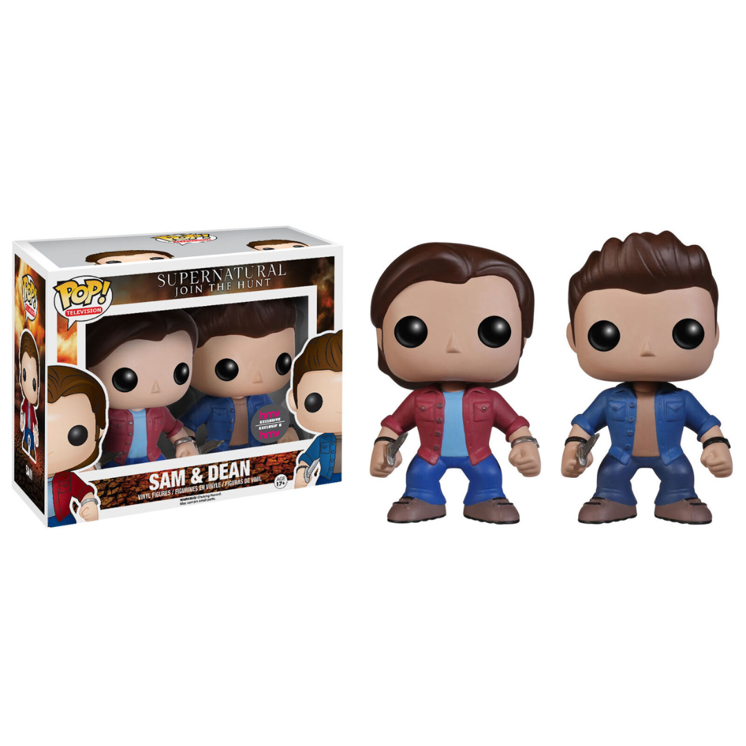 Funko Pop Supernatural Join the Hunt Sam & Dean 2 Pack HMV Exclusive