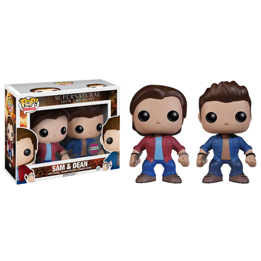 Funko Pop Supernatural Join the Hunt Sam & Dean 2 Pack HMV Exclusive