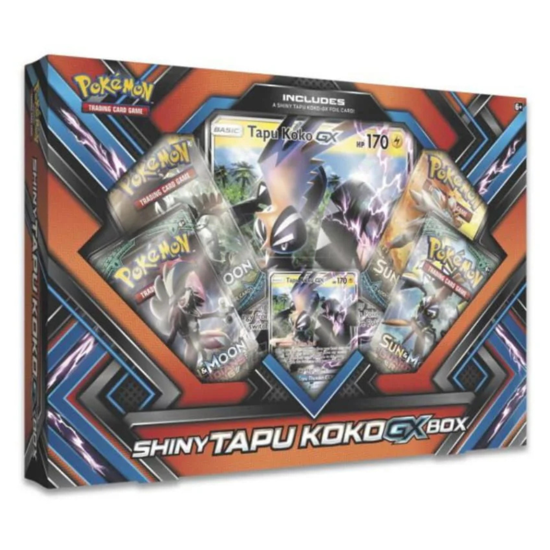 Pokemon Shiny Tapu Koko GX Box