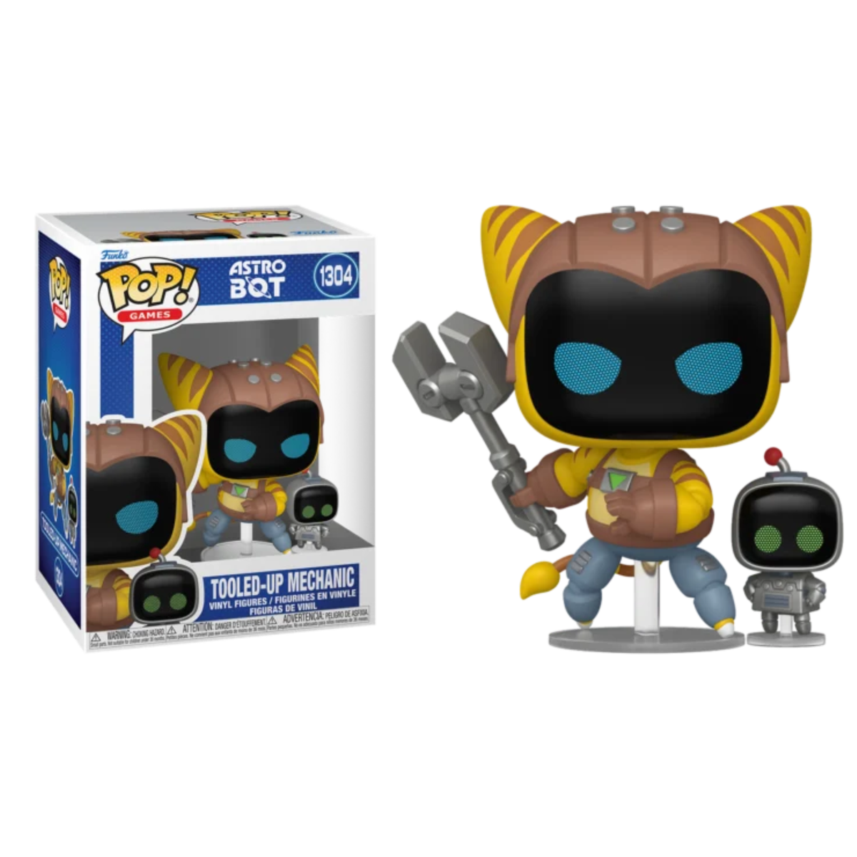 Funko Pop Games - Astro Bot - Tooled-up Machanic 1304