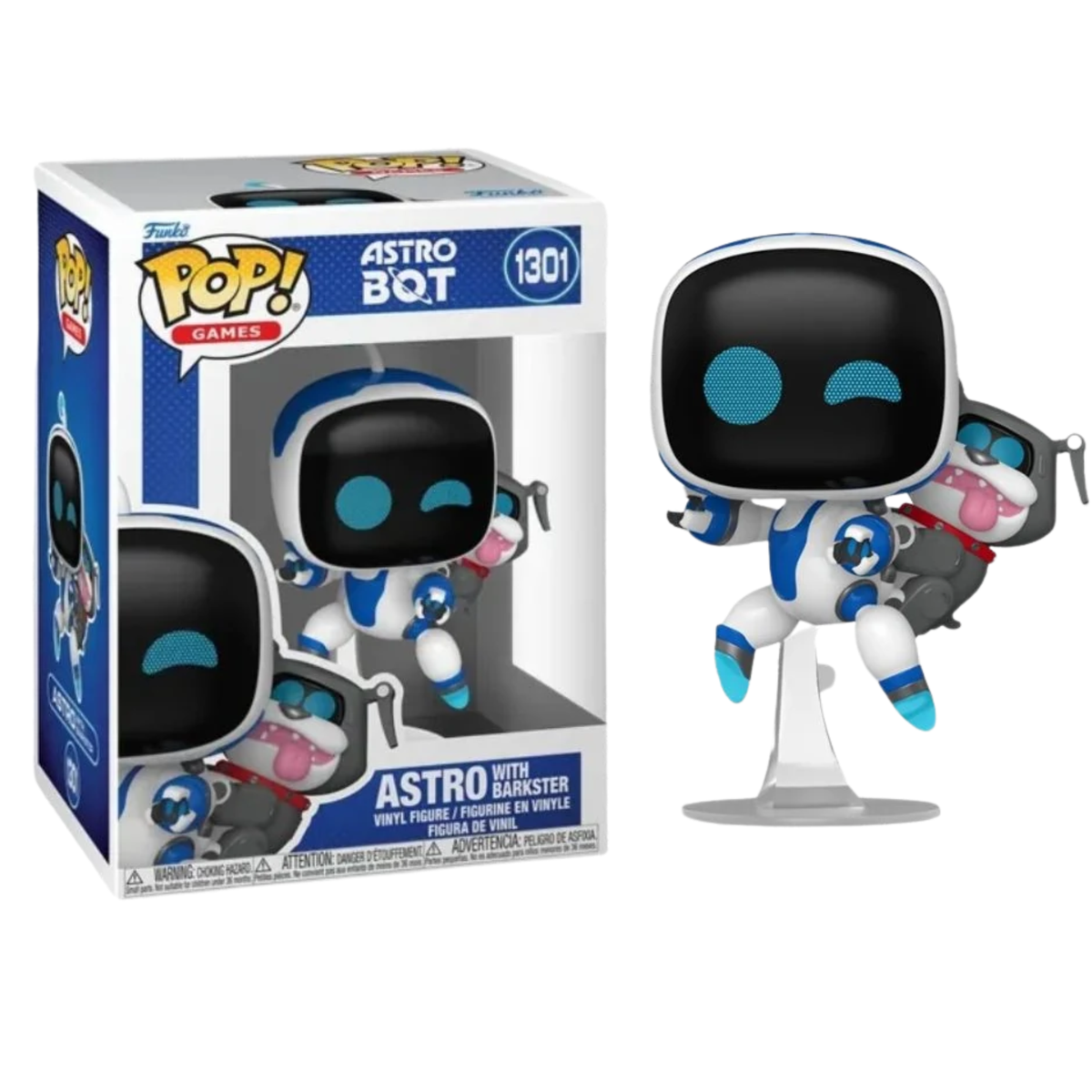 Funko Pop Games - Astro Bot - Astro with Barkster 1301