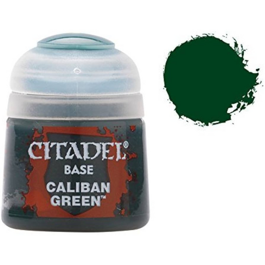 Games Workshop Warhammer Base Paint Citadel Caliban Green 12ML