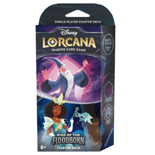 Disney Lorcana TCG: Rise of the Floodborn: Starter Deck (Amethyst, Steel)