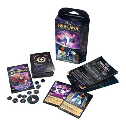 Disney Lorcana TCG: Rise of the Floodborn: Starter Deck (Amethyst, Steel)
