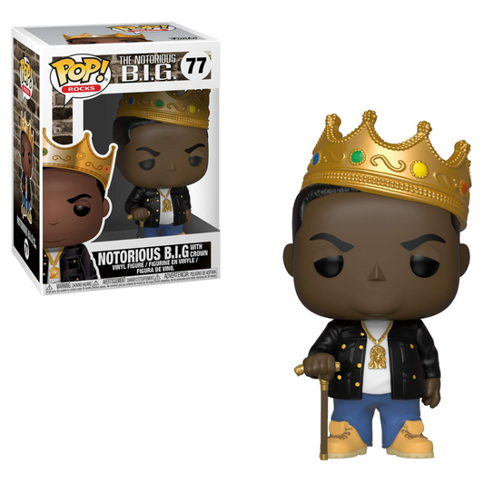 Funko Pop Music The Notorious B.I.G. with Crown 77